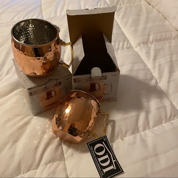 Set of 2 Copper Moscow Mule Mugs - Picture 7 of 13